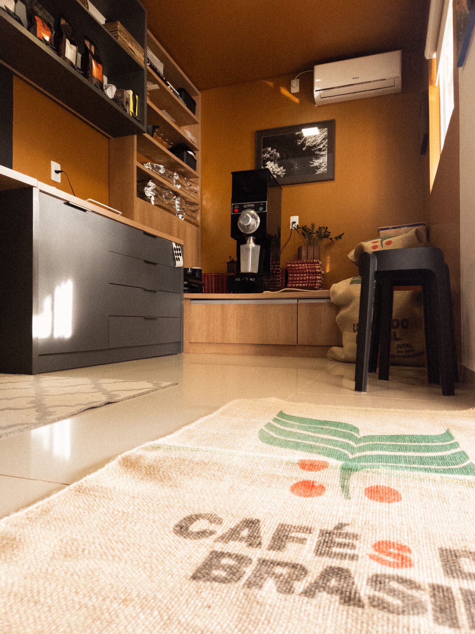 Loja de café moído na hora ingleses